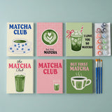 Sip & Rest Matcha Edition - Paint by Numbers Mini Set of 6