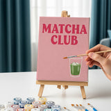 Sip & Rest Matcha Edition - Paint by Numbers Mini Set of 6