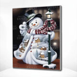 Diamond Painting Snowman Hat