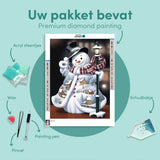 Diamond Painting Snowman Hat