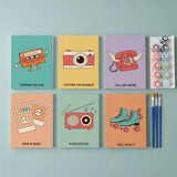 Playful Retro Objects - Paint by Numbers Mini Set of 6