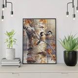 Diamond Painting Long-tailed Tits Forest