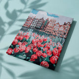 Paint by Numbers City with Flowers