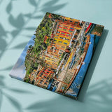 Paint by Numbers Town with Boat
