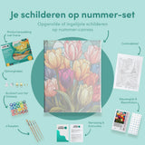 Paint by Numbers Radiant Tulips in Full Bloom