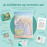 Paint by Numbers Beach with Van