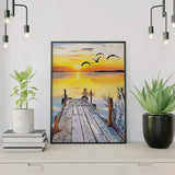 Paint by Numbers Beach with Sunset