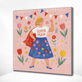 Paint by Numbers Super Mother