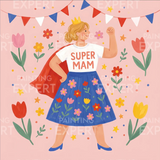 Paint by Numbers Super Mother