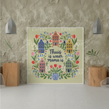 Paint by Numbers Home is where mommy is