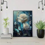 Paint by Numbers Timeless White Flowers