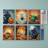 Trick or Treat magic - Paint by Numbers Mini Set of 6