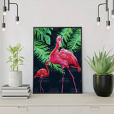 Paint by Numbers Two Flamingos