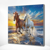 Diamond Painting Two Horses