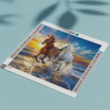 Diamond Painting Two Horses