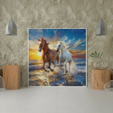 Diamond Painting Two Horses
