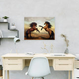 Painting on Number Two Horses