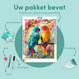 Diamond Painting Two Birds