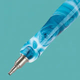 Turn & Set Precision Pen – Glacier Turquoise (threaded)