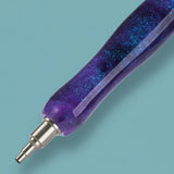 Twist and Set Precision Pen – Stardust-Purple (threaded)
