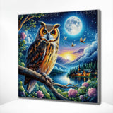Diamond Painting Owl in the Night