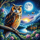 Diamond Painting Owl in the Night