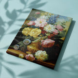 Paint by Numbers Vase with Coloured Flowers