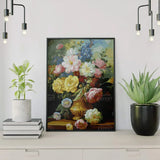 Paint by Numbers Vase with Coloured Flowers