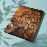 Paint by Numbers Lions in Love