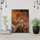 Paint by Numbers Lions in Love