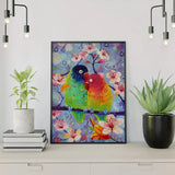 Paint by Numbers Parrots in Love
