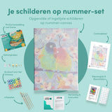 Paint by Numbers Parrots in Love