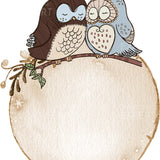 Paint by Numbers Owls in love