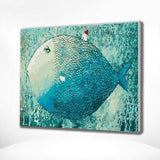 Paint by Numbers Fish with House
