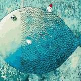 Paint by Numbers Fish with House