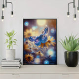Diamond Painting Butterfly with Flower
