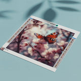 Diamond Painting Butterfly with Flowers