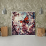 Diamond Painting Butterfly with Flowers