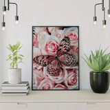 Diamond Painting Butterfly with Flowers