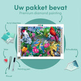 Diamond Painting Birds and Flowers