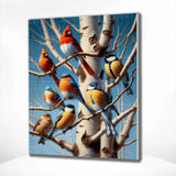 Diamond Painting Birds in a Tree