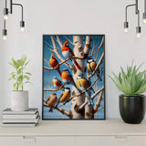 Diamond Painting Birds in a Tree