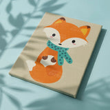 Paint by Numbers Fox with Scarf