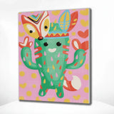Paint by Numbers Cheerful Cactus