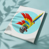 Paint by Numbers Cheerful Parrot