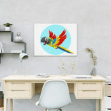 Paint by Numbers Cheerful Parrot