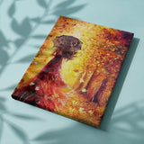 Paint by Numbers Woman Autumn