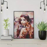Paint by Numbers Woman and Fox