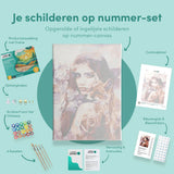 Paint by Numbers Woman and Fox