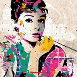Paint by Numbers Woman with Coloured Shades